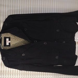 JLo black cotton jacket. Size L.